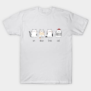 Un Deux Trois Cat T-Shirt